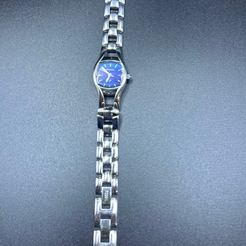 Fossil with Blue Dial